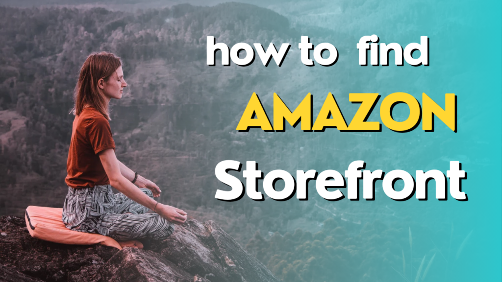 How to find amazon storefront