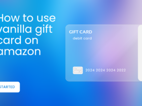 How to use vanilla gift card on amazon