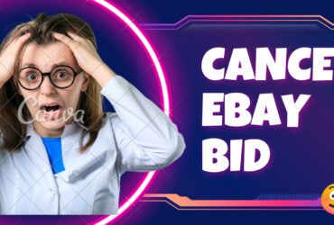 Screenshot of cancel bid option on eBay