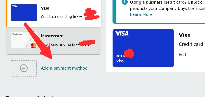 How to add visa gift card to your amazon account 