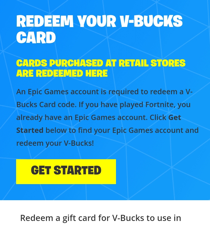 How to redeem your Fortnite Gift Card